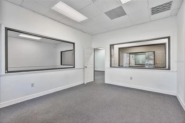 a view of an empty room with window