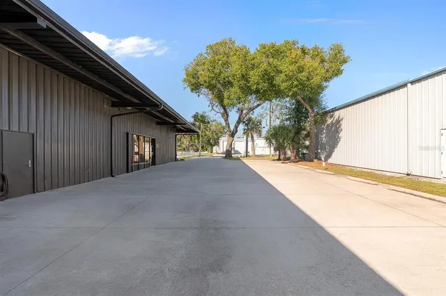 a view of a house with a outdoor space