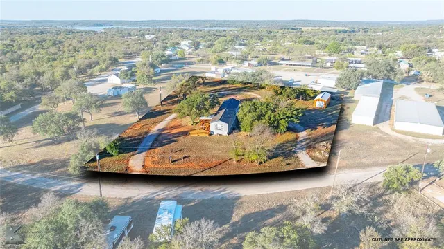 a view of a lake with a nearby beach