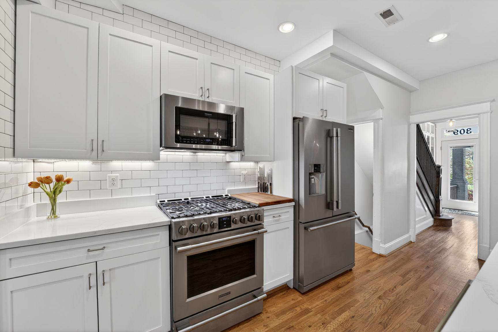 309 Webster Street Northwest Washington, DC 20011 - Photo 10 of 49 Well-appointed kitchen with sleek finishes.