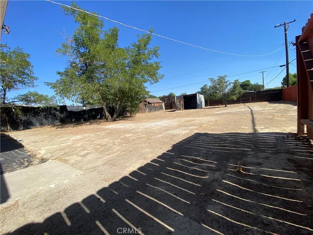 a view of an outdoor space and a yard