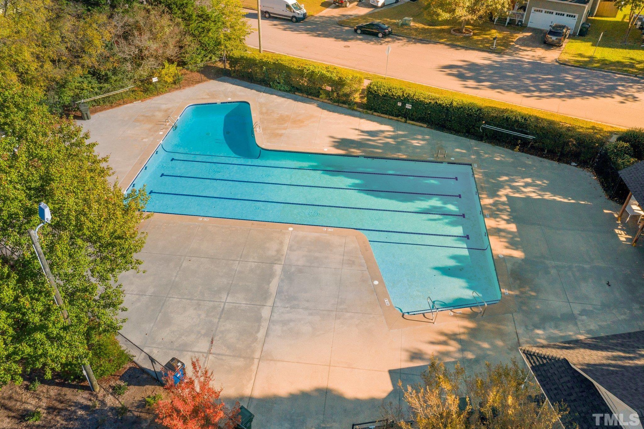 4405 Birmingham Way Raleigh, NC 27604 - Photo 20 of 22 a view of swimming pool with seating space