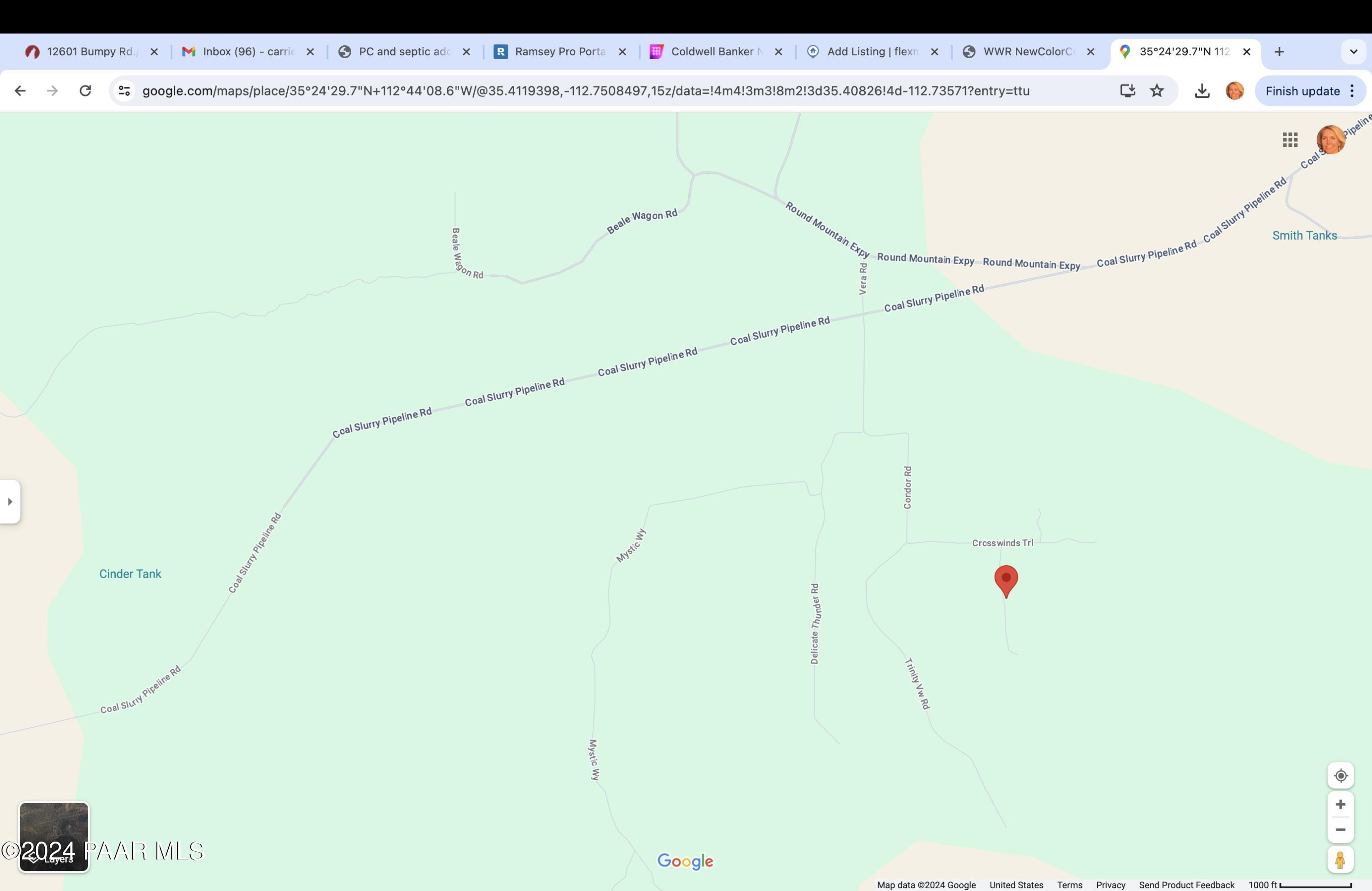 12601 Bumpy Road Williams, AZ 86046 - Photo 11 of 22 Map