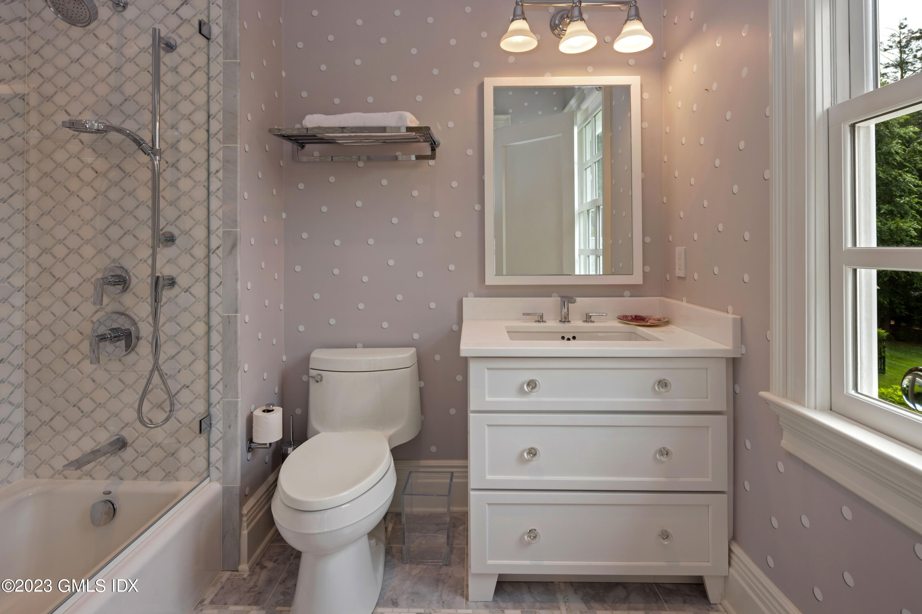 80 Round Hill Road Greenwich, CT 06831 - Photo 33 of 57 a bathroom with a sink a toilet and shower