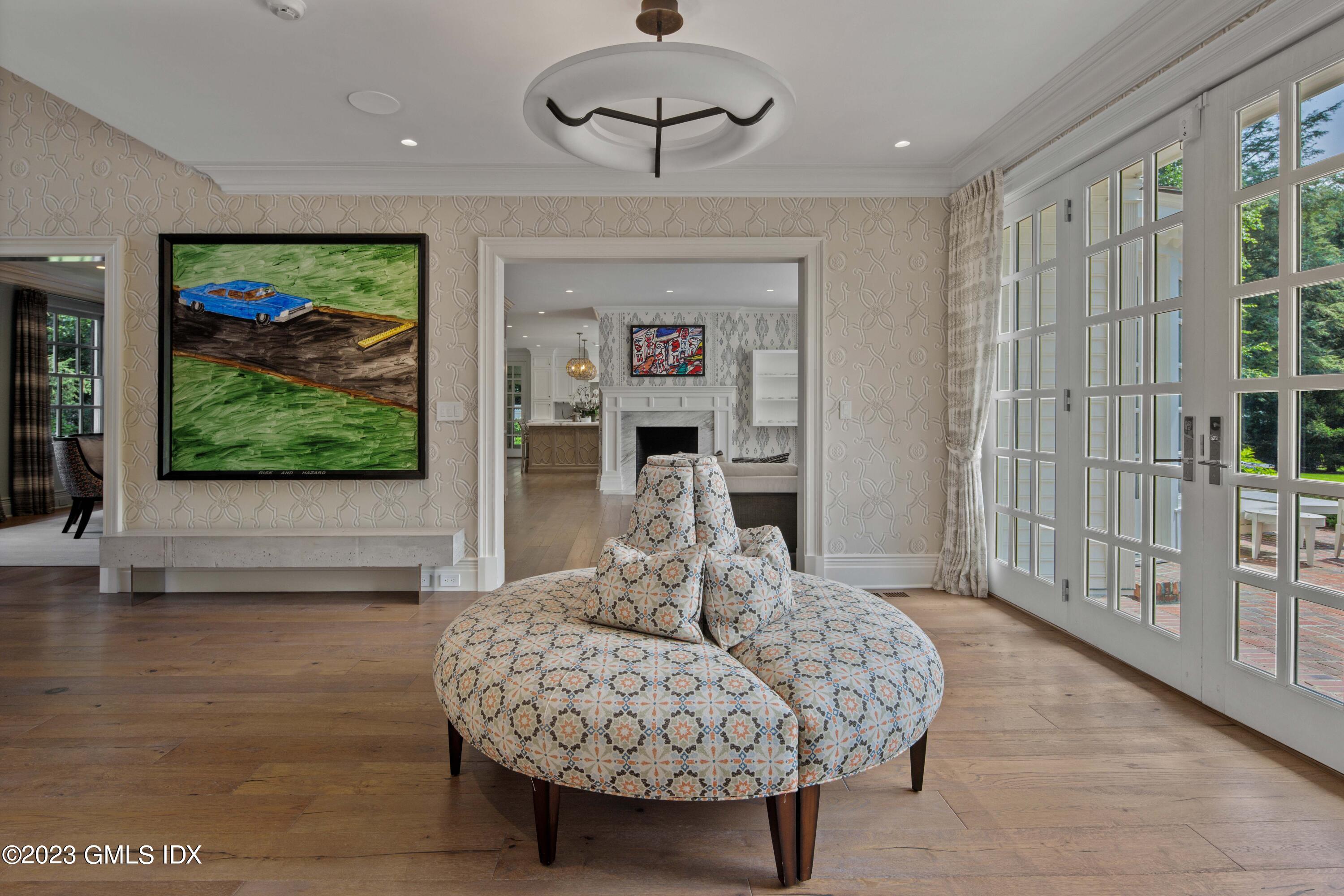 80 Round Hill Road Greenwich, CT 06831 - Photo 10 of 57 a living room with furniture