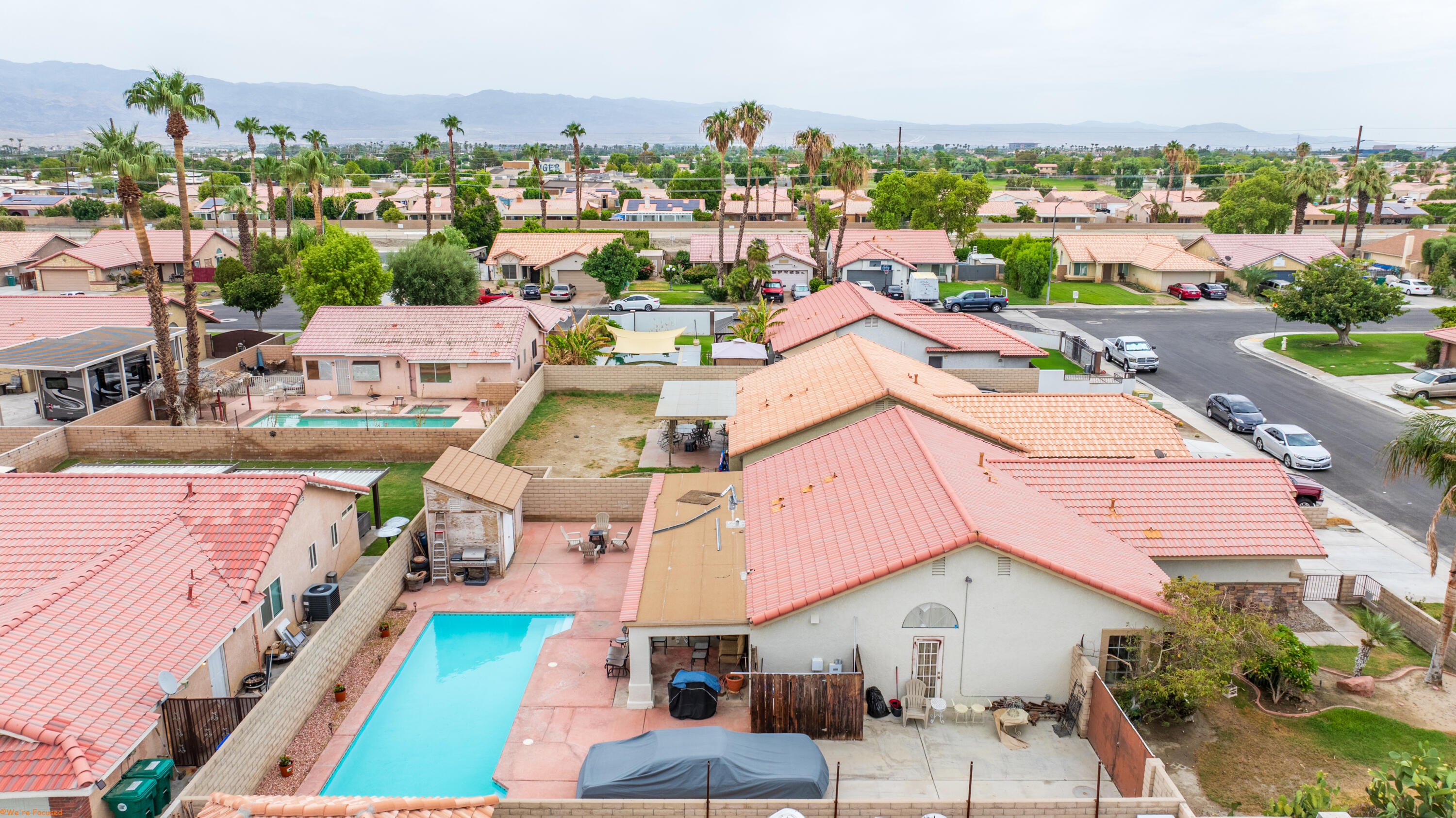 80928 Brown Street Indio, CA 92201 - Photo 35 of 35 an aerial view of residential houses with outdoor space