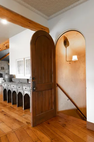 a view of front door