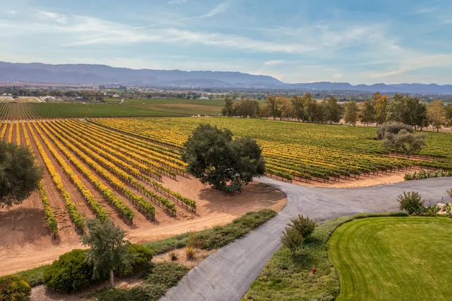 a view of a lake with a mountain