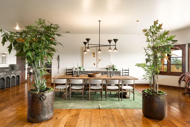 a view of a tables and chairs in patio
