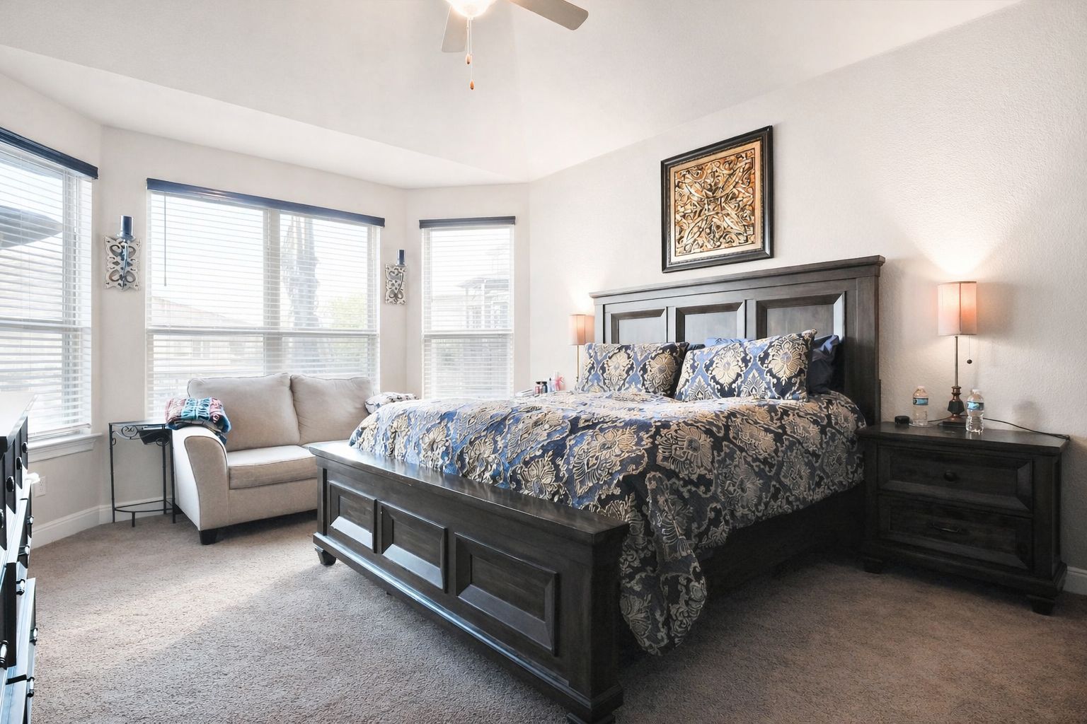 205 Windom Way Georgetown, TX 78626 - Photo 13 of 28 a bed sitting in a bedroom next to a window