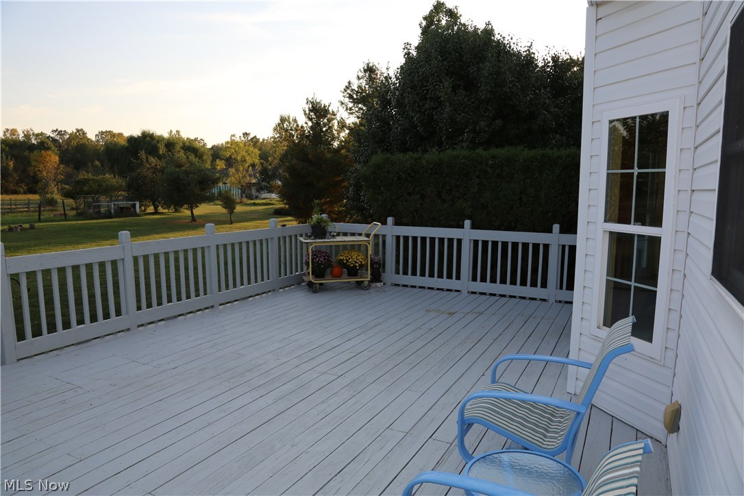 10834 Old Mill Road Spencer, OH 44275 - Photo 26 of 34 Great space for entertaining or enjoying fall foliage on the wooden deck