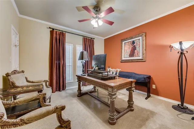 a room with gym equipment and a window