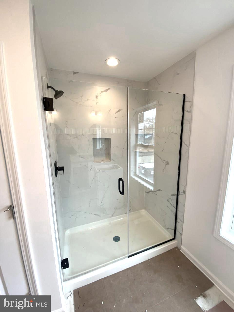 25 Misty Pine Lane Hamilton, NJ 08690 - Photo 17 of 24 Primary Shower w/ upgraded tiles/door/fixtures