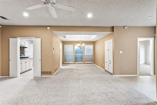 a view of a fireplace in front of a window