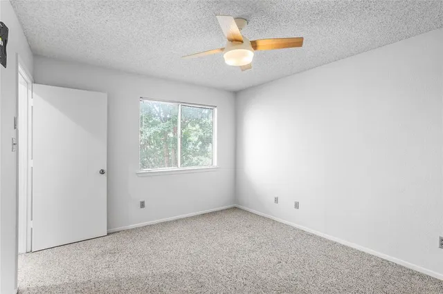 a view of a wooden door