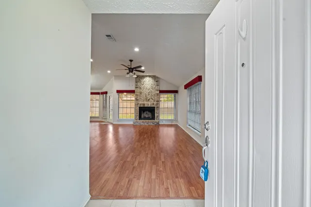 a view of livingroom with furniture and wooden floor
