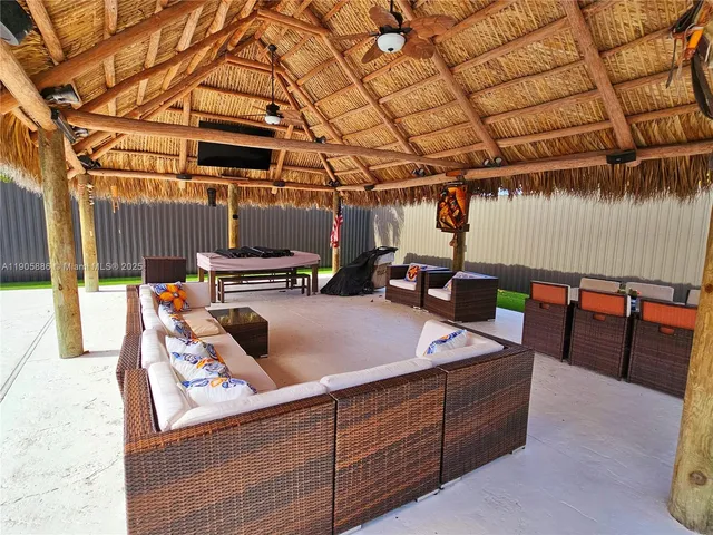 a kitchen with a stove and cabinets