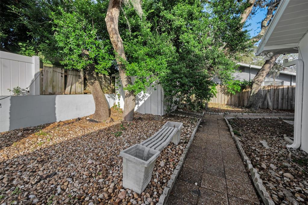 14557 Apache Avenue Largo, FL 33774 - Photo 11 of 51 a view of a yard with plants and trees