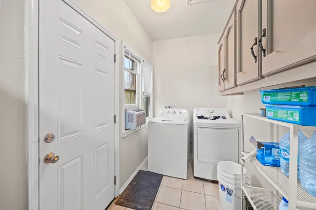 a room with storage and utility