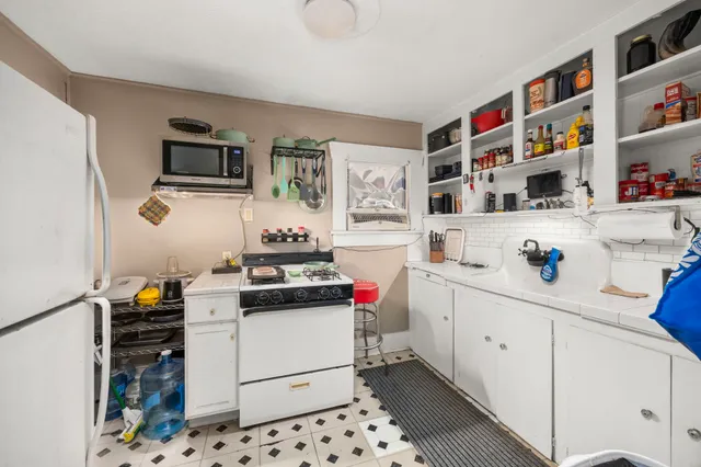 a room with storage and utility