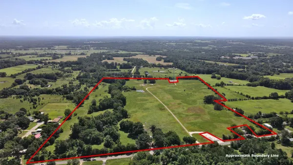 an aerial view of city