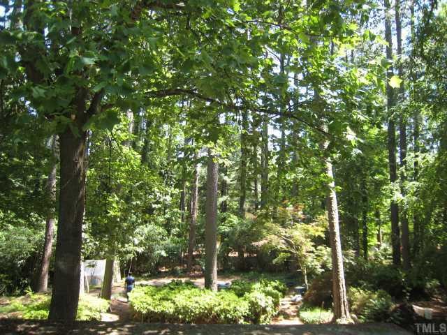 4612 Fernham Place Raleigh, NC 27612 - Photo 7 of 8 a view of a tree in a garden