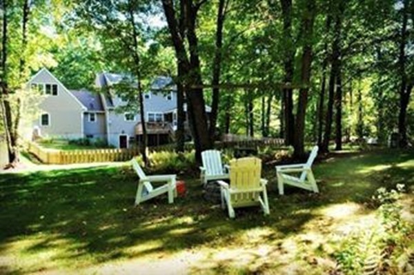 272 Old Hardwick Road Barre, MA 01005 - Photo 29 of 30 a view of a house with backyard sitting area and garden
