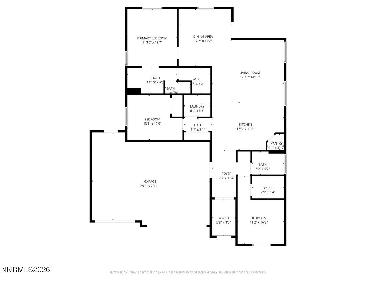 1135 Tamarack Drive Fallon, NV 89406 - Photo 23 of 23 a picture of a floor plan