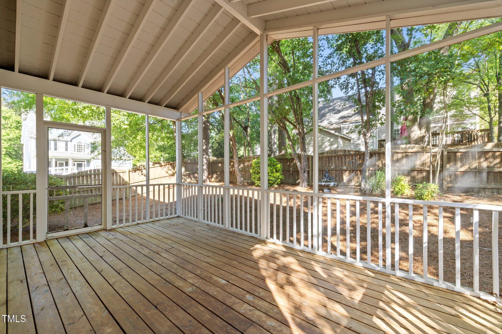 2309 Clerestory Place Raleigh, NC 27615 - Photo 31 of 37 a view of a wooden deck