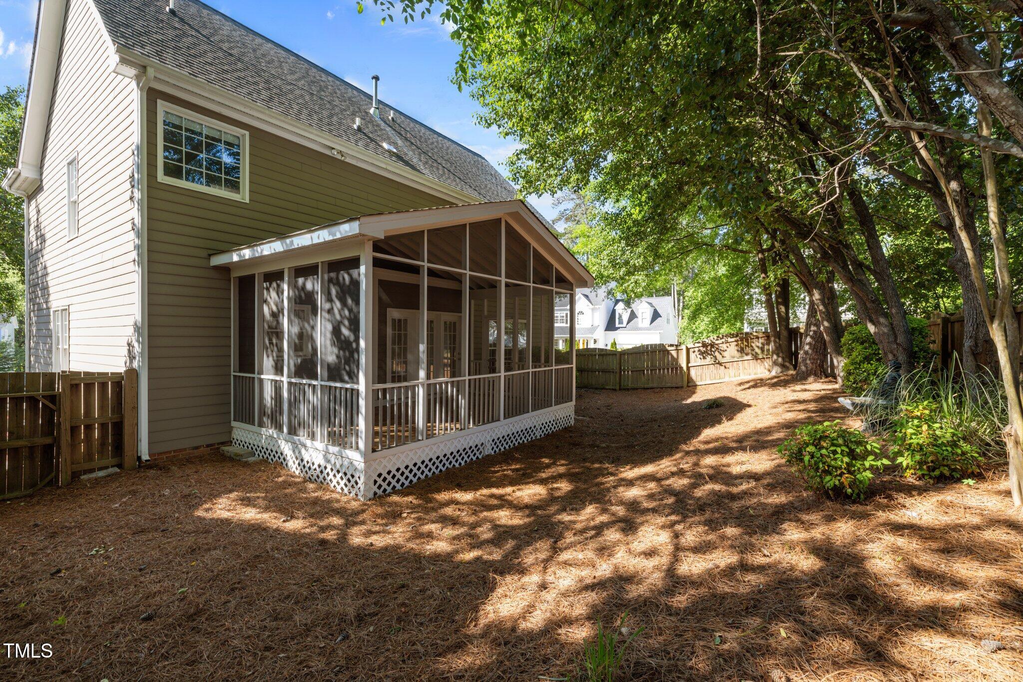 2309 Clerestory Place Raleigh, NC 27615 - Photo 33 of 37 a view of backyard with green space