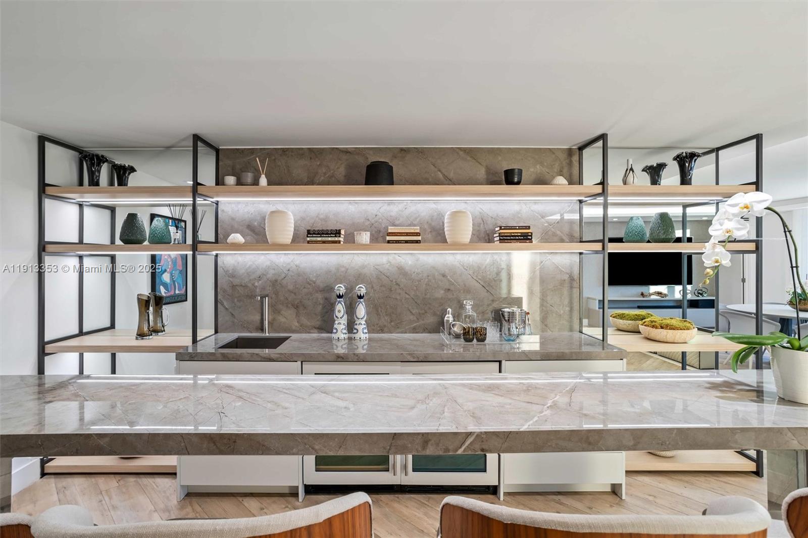 2301 Collins Avenue, Unit 1432 Miami Beach, FL 33139 - Photo 47 of 63 a view of living room with furniture and flat screen tv