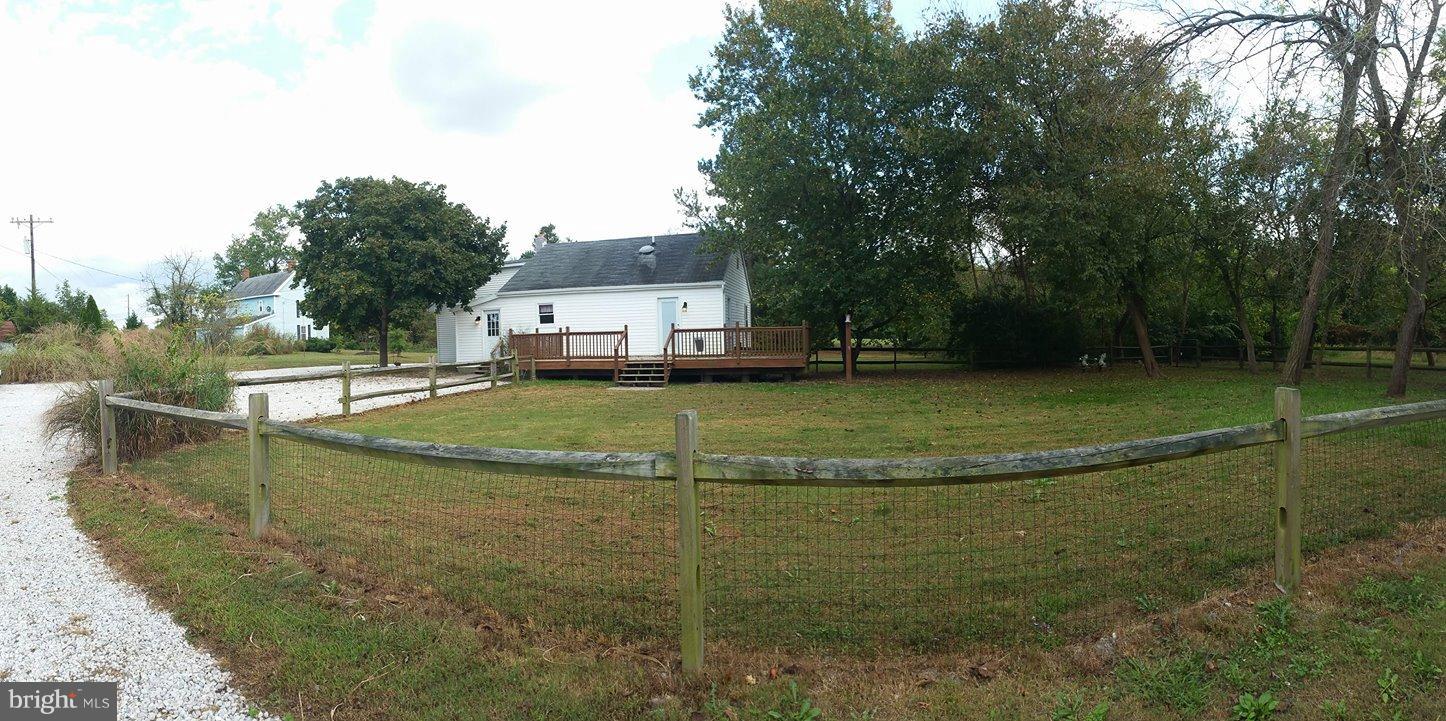 4308 Beulah Road Hurlock, MD 21643 - Photo 14 of 16 Fenced Rear Yard & Deck