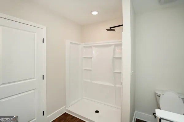 a view of a porch with a yard