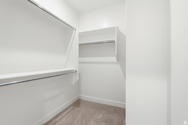 401 West 3085 South, Unit 329 Nibley, UT 84321 - Photo 22 of 34 Walk in closet featuring light carpet
