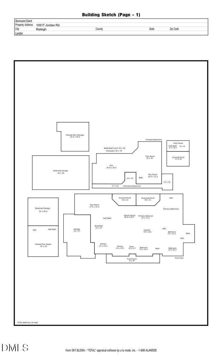 10917 Jordan Road Raleigh, NC 27603 - Photo 58 of 58 Floor Plan