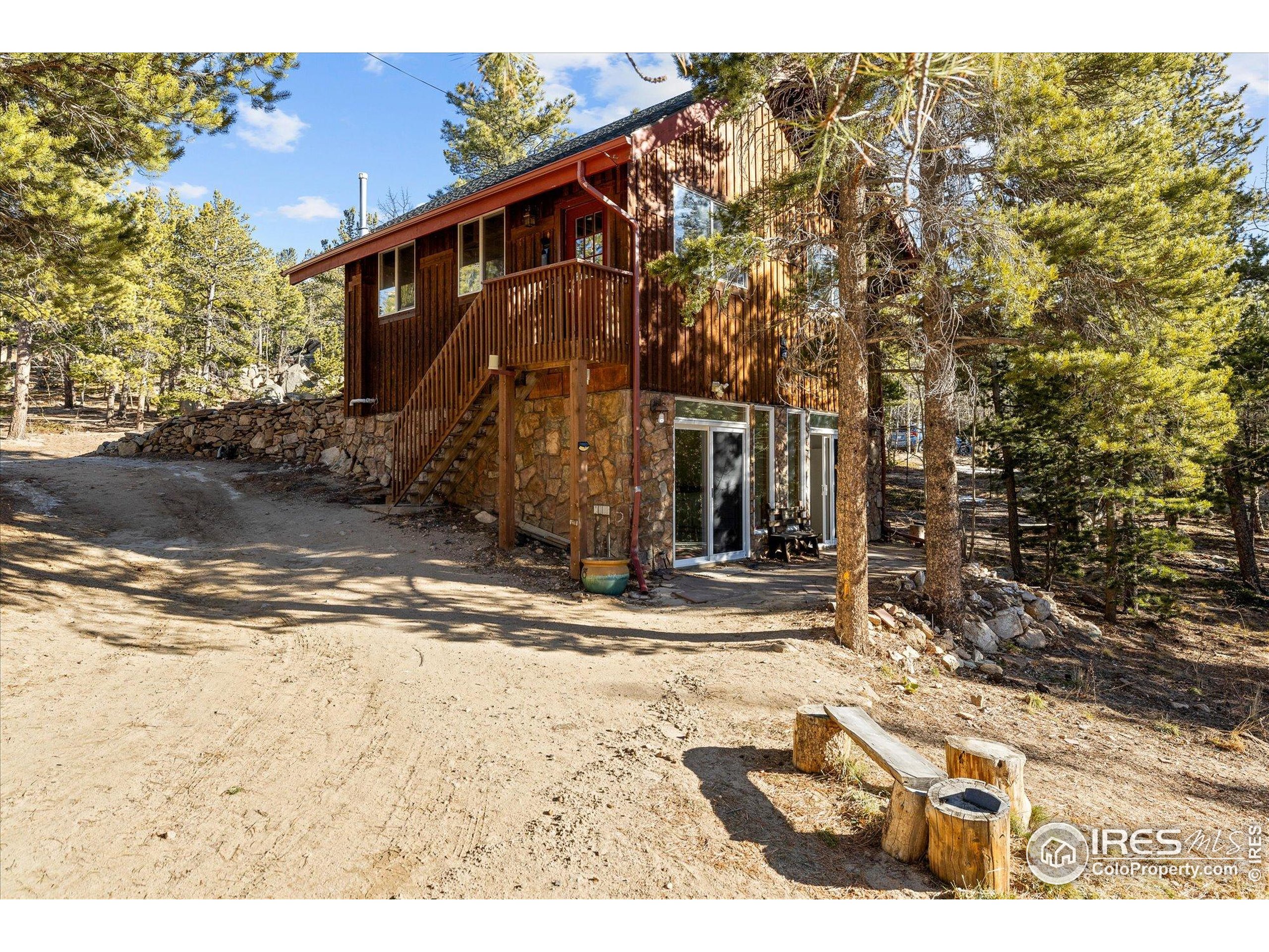246 Rudi Lane West Golden, CO 80403 - Photo 32 of 48 a view of a house with a yard