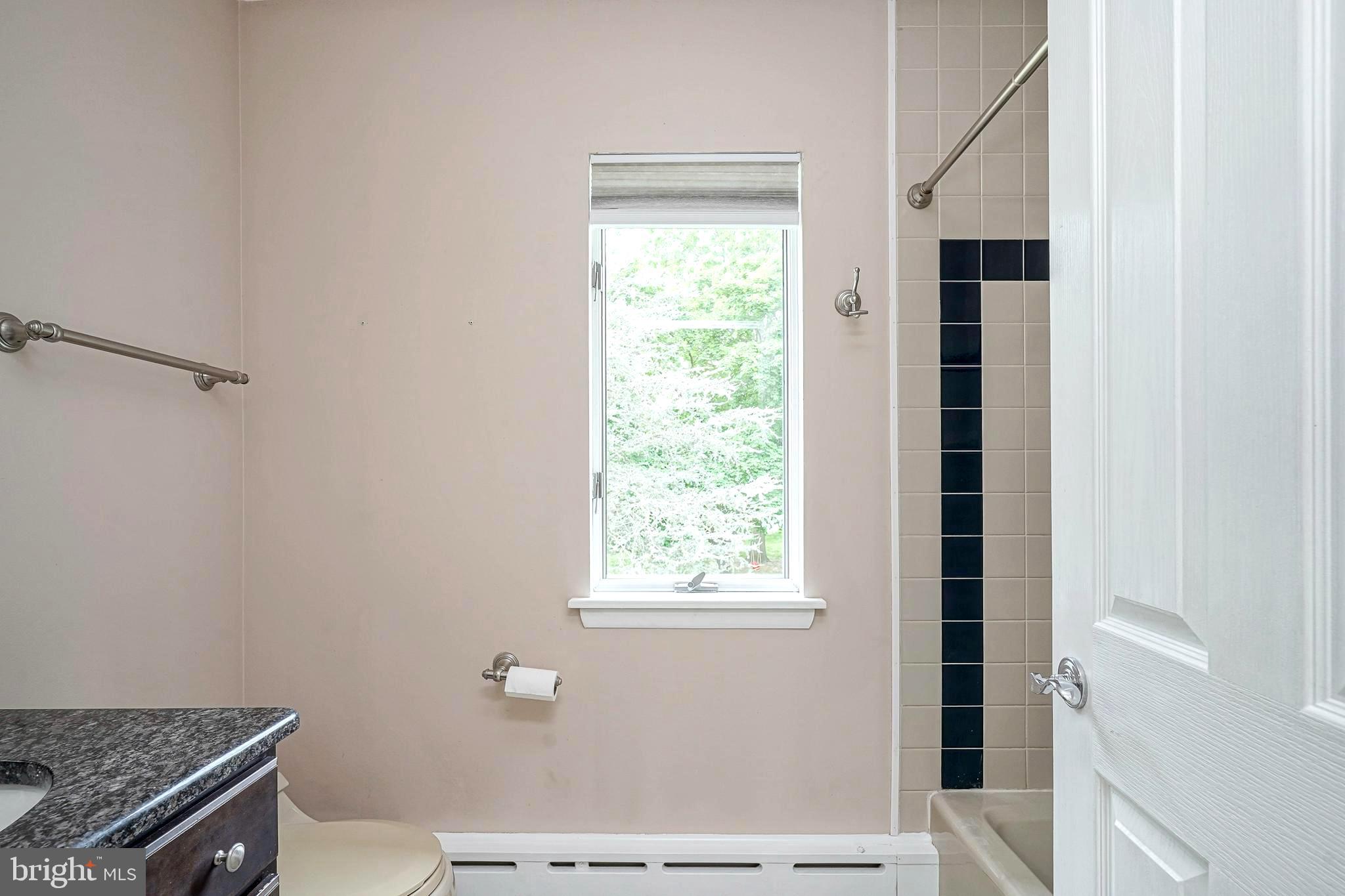 1056 Chews Landing Road Clementon, NJ 08021 - Photo 45 of 55 a bathroom with a granite countertop sink toilet and shower