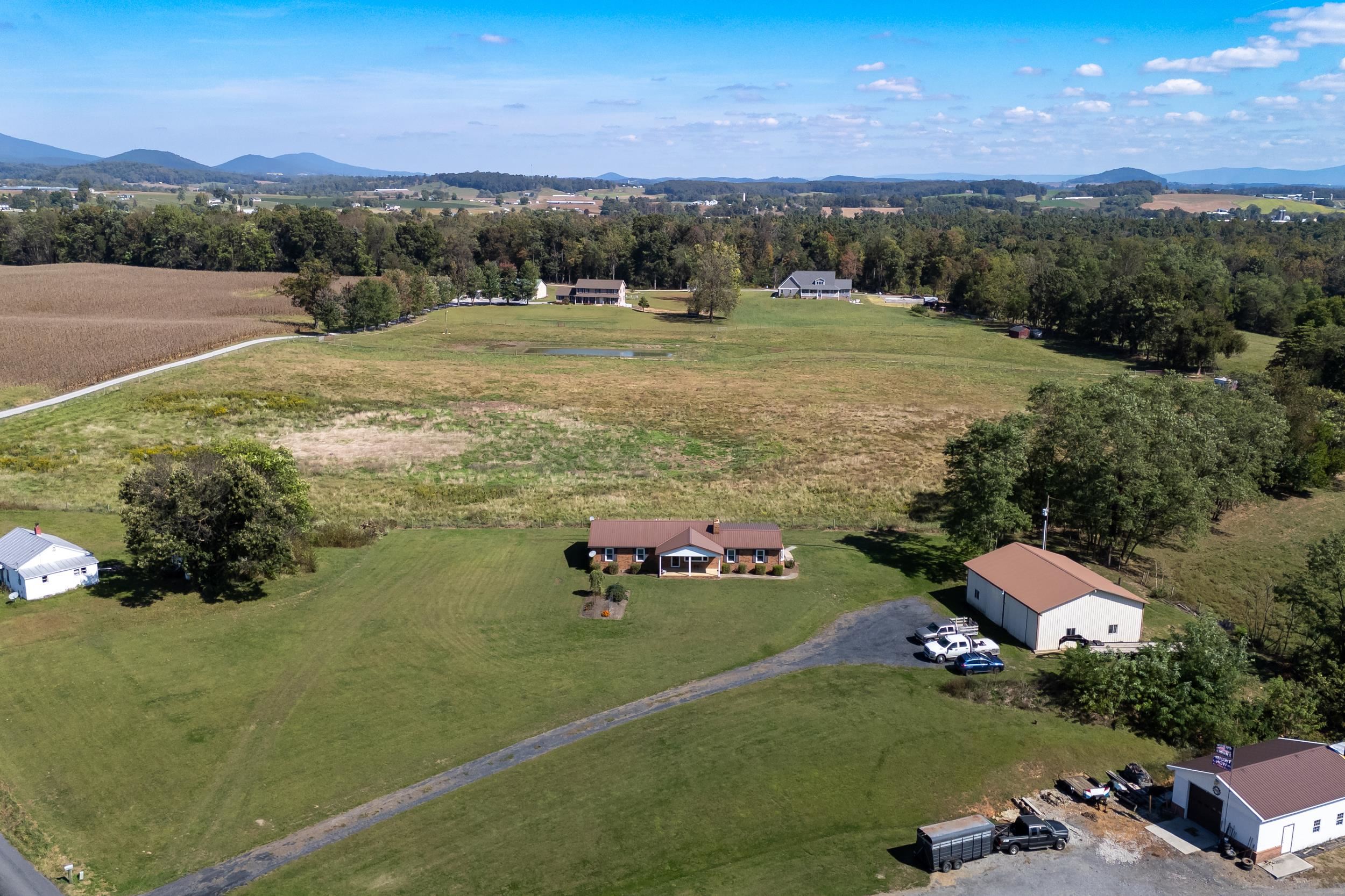 9108 Nazarene Church Road Bridgewater, VA 22812 - Photo 57 of 72 an aerial view of a house with a yard