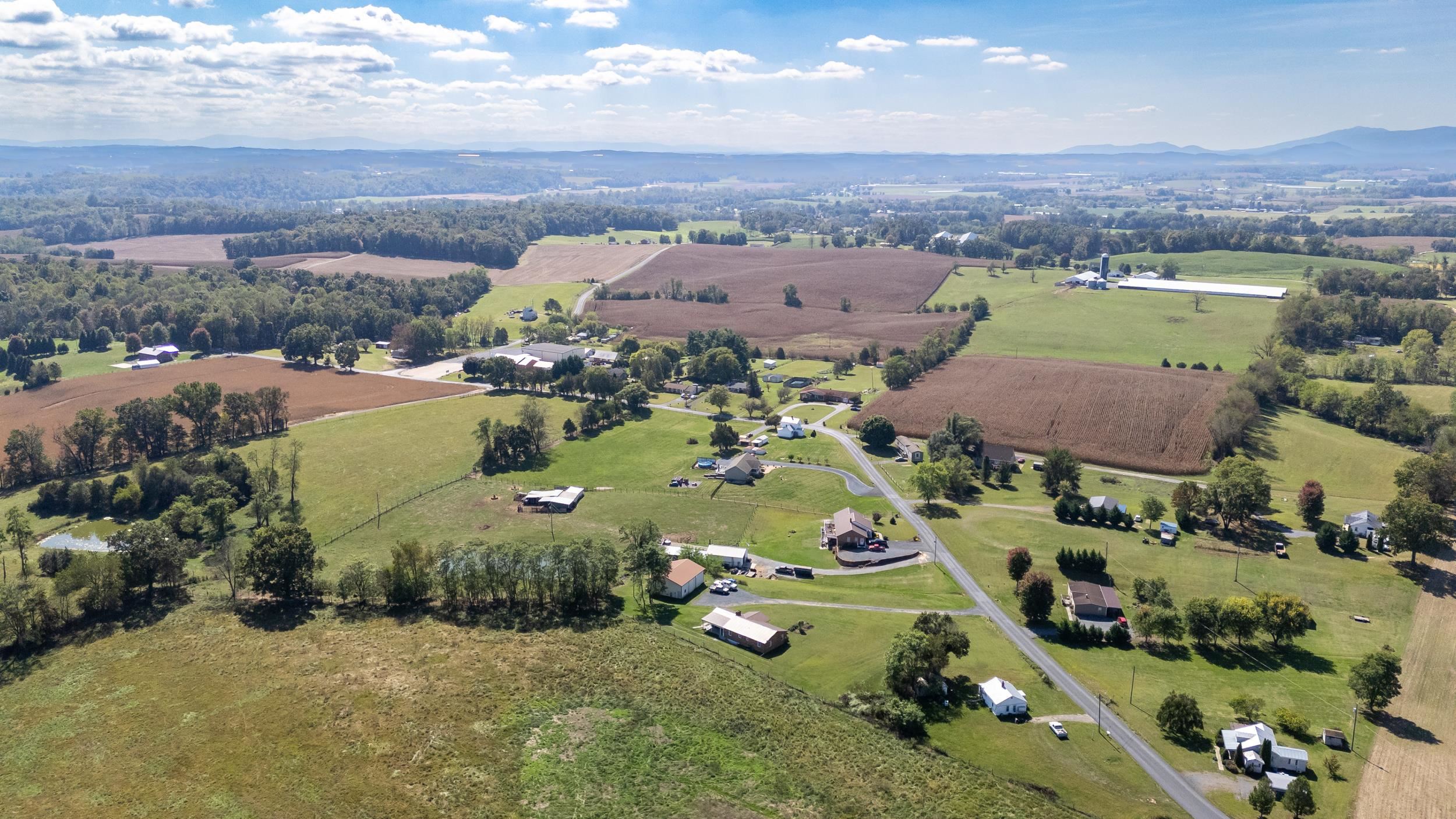 9108 Nazarene Church Road Bridgewater, VA 22812 - Photo 72 of 72 an aerial view of residential houses with outdoor space