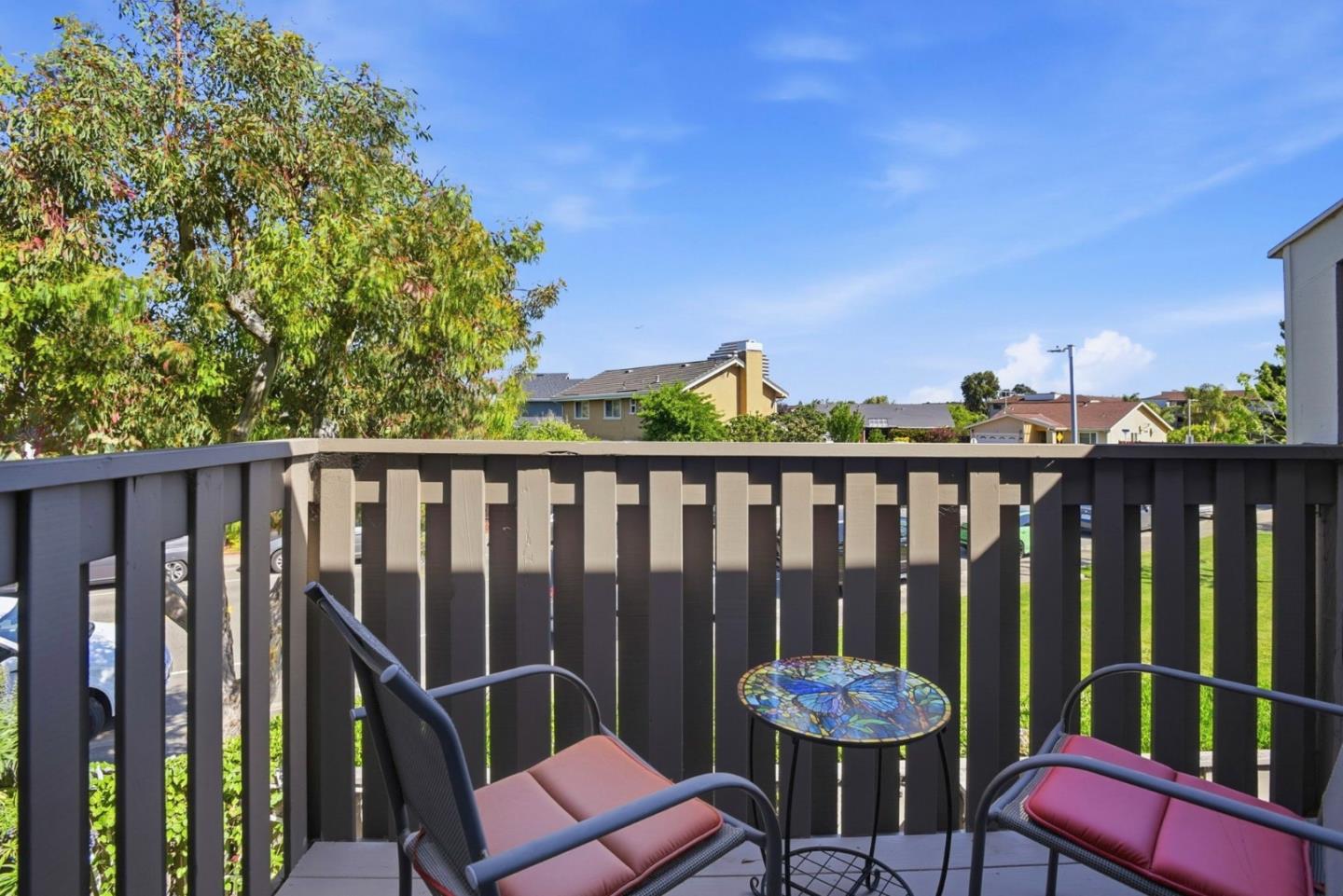 815 Rigel Lane Foster City, CA 94404 - Photo 36 of 48 a balcony with table and chairs