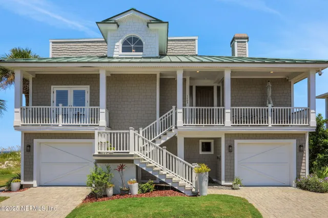 a view of a city from a balcony