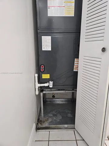 a close view of utility room