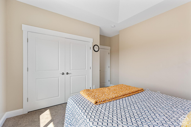 19502 South Olson Road Downey, ID 83234 - Photo 29 of 64 Second bedroom featuring carpet flooring and a closet