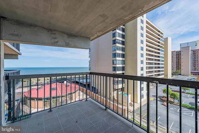 a view of balcony with couch