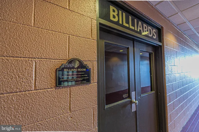 a view of a garage with furniture