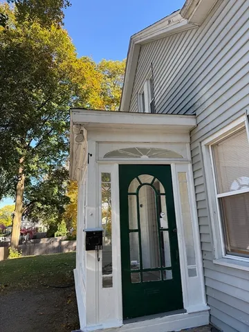 a view of front door