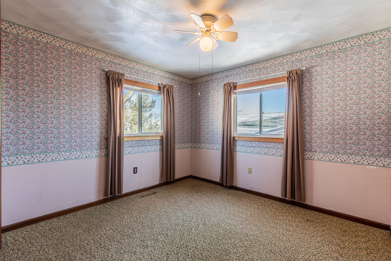 405 Depot Street Walnut, IL 61376 - Photo 14 of 20 an empty room with windows and closet