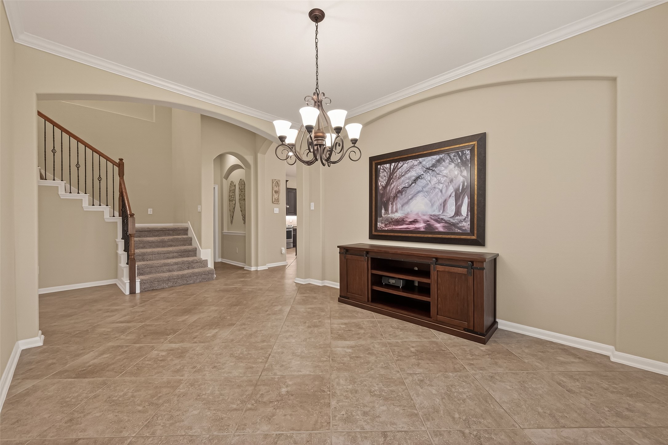 10 Ruchill Circle Conroe, TX 77304 - Photo 10 of 47 Another view of Dining room. Here you can see how much room this dining room provides.