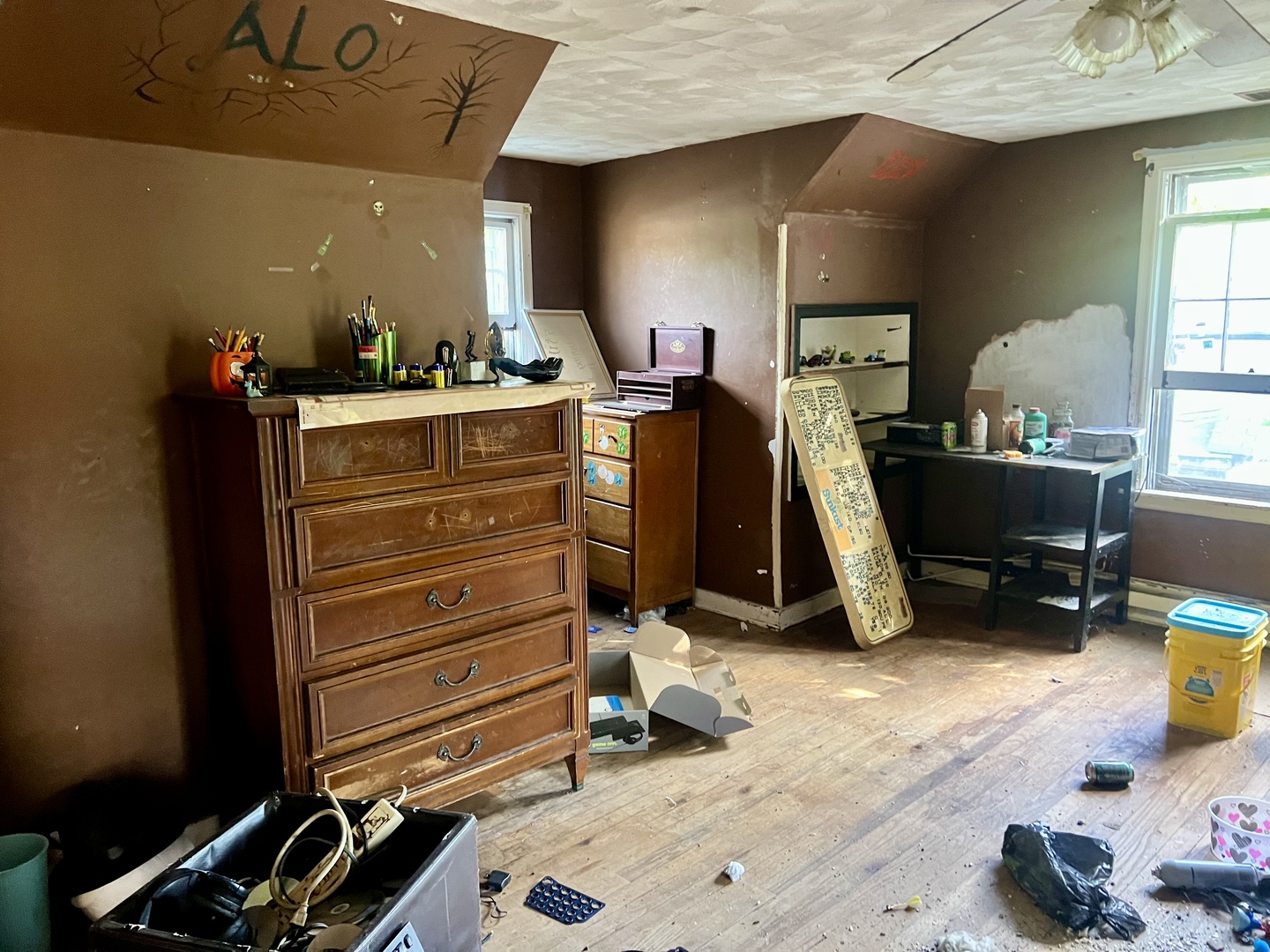 202 Clark Street Sidell, IL 61876 - Photo 14 of 17 a room with gym equipment and a mirror