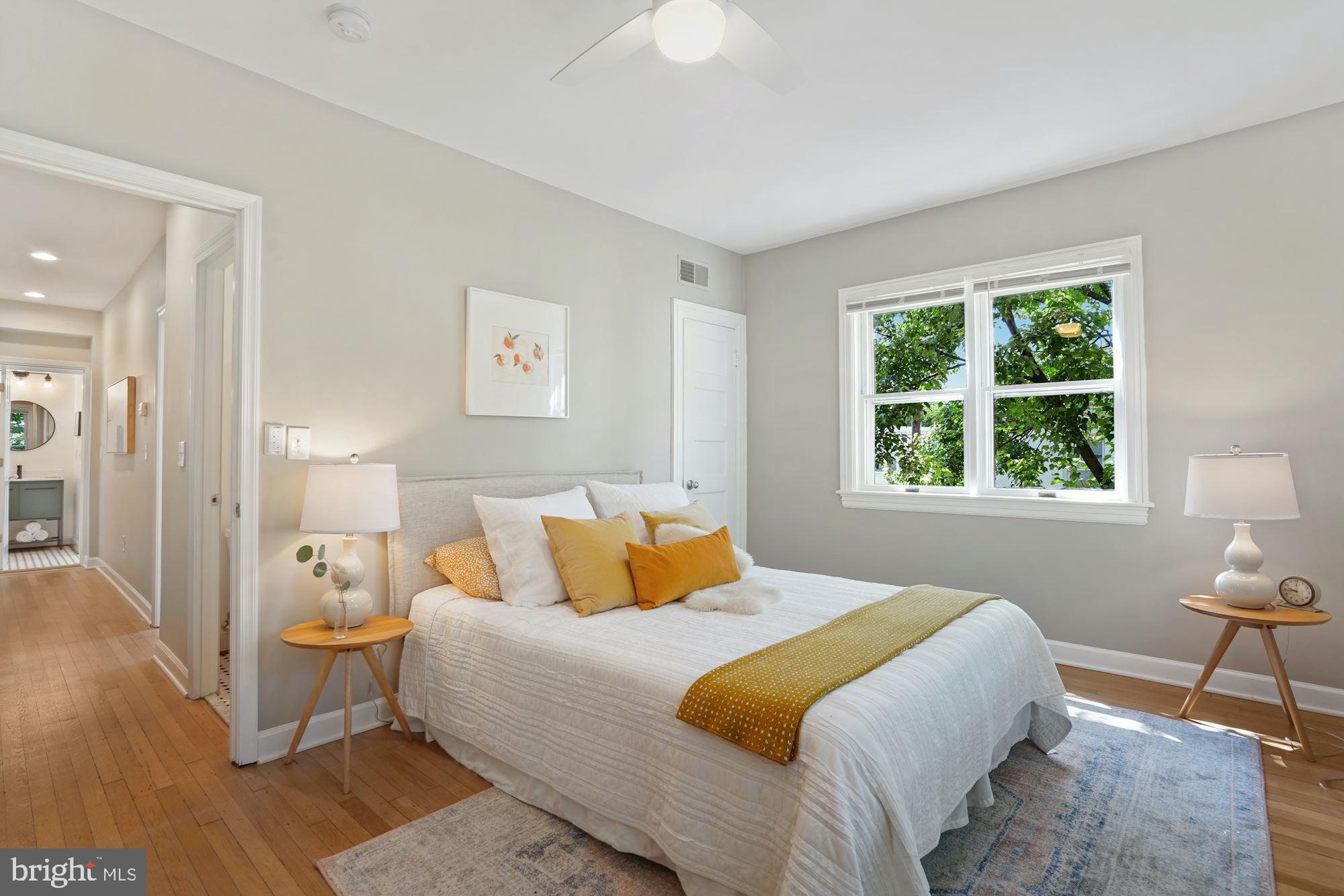 2411 Observatory Place Northwest Washington, DC 20007 - Photo 20 of 45 Primary bedroom with hardwood floors